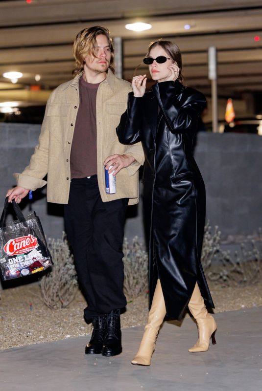 BARBARA PALVIN Leaves Super Bowl LVIII in Las Vegas 02/11/2024