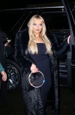 BEBE REXHA Arrives at Warner Bros Music Pre-Grammy Party at Hollywood Athletic Club in Los Angeles 02/01/2024