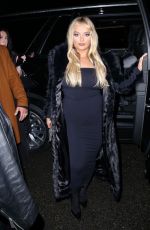BEBE REXHA Arrives at Warner Bros Music Pre-Grammy Party at Hollywood Athletic Club in Los Angeles 02/01/2024