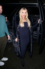 BEBE REXHA Arrives at Warner Bros Music Pre-Grammy Party at Hollywood Athletic Club in Los Angeles 02/01/2024