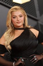 BEBE REXHA at 66th GRAMMY Awards in Los Angeles 02/04/2024