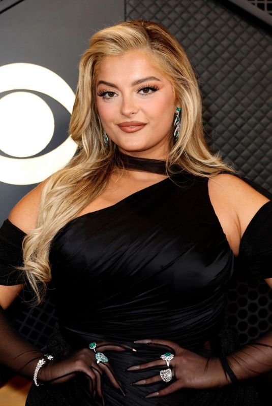 BEBE REXHA at 66th GRAMMY Awards in Los Angeles 02/04/2024