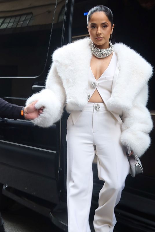 BECKY G Arrives at Area Fashion Show in New York 02/11/2024