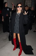BECKY G Arrives at Willy Chavarria RTW Fall 2024 Show at NYFW in New York 02/09/2024