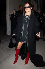 BECKY G Arrives at Willy Chavarria RTW Fall 2024 Show at NYFW in New York 02/09/2024