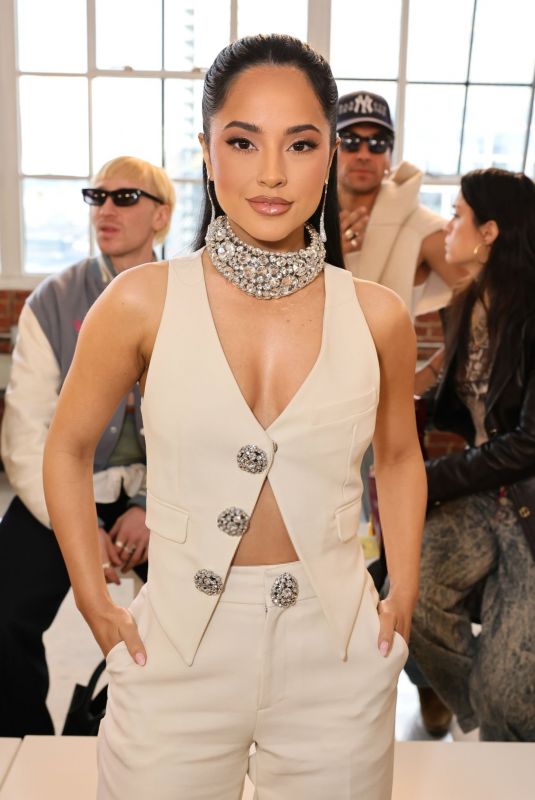 BECKY G at Area Fashion Show in New York 02/11/2024