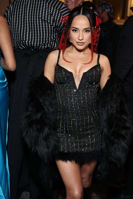 BECKY G at Christian Cowan Fashion Show at NYFW in New York 02/11/2024