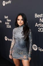 BECKY G at Spotify Best New Artist Party in Los Angeles 02/01/2024