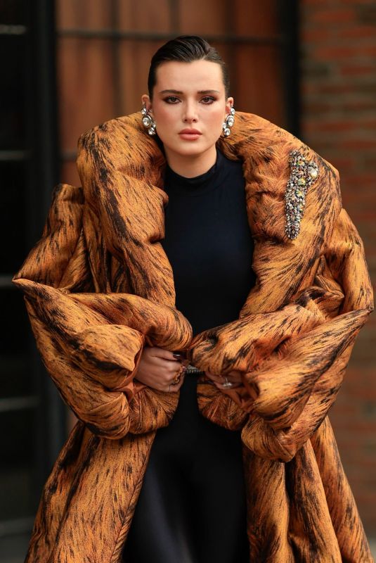BELLA THORNE at Area Fashion Show at NYFW in New York 02/11/2024