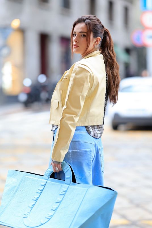BELLA THORNE at Marni Fashion Show at Milan Fashion Week 02/23/2024