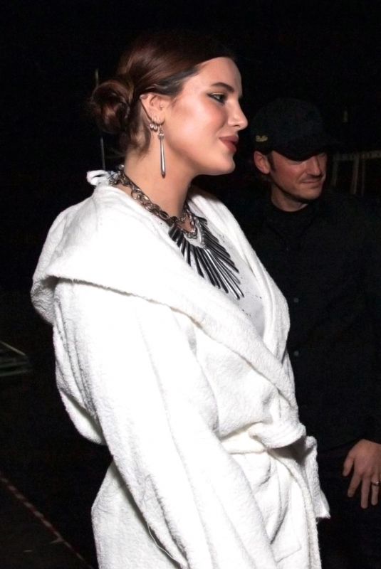 BELLA THORNE at Tuscany Film Studios in Turin 02/27/2024