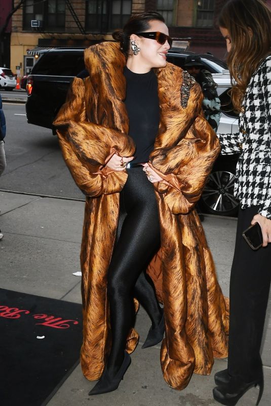 BELLA THORNE Out and About in New York 02/11/2024