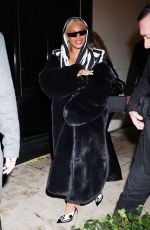BEYONCE Leaves Mea Culpa Premiere at Paris Theater in New York 02/15/2024