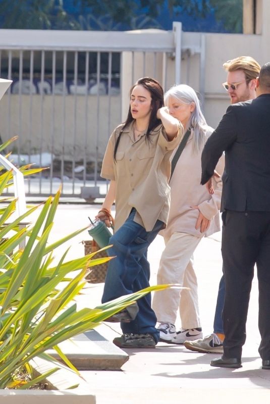 BILLIE EILISH Arrives at Q&A Screening of Barbie in Hollywood 02/18/2024