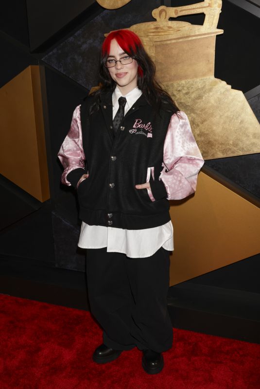 BILLIE EILISH at 66th GRAMMY Awards in Los Angeles 02/04/2024
