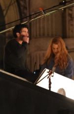 BLAKE LIVELY on the Set of It Ends With Us in Los Angeles 02/08/2024