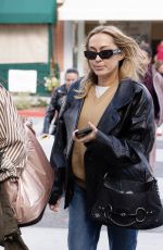 BRANDI CYRUS Leaves Escala Restaurant in Beverly Hills 02/08/2024