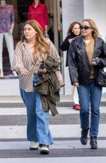 BRANDI CYRUS Leaves Escala Restaurant in Beverly Hills 02/08/2024