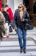 BRANDI CYRUS Leaves Escala Restaurant in Beverly Hills 02/08/2024