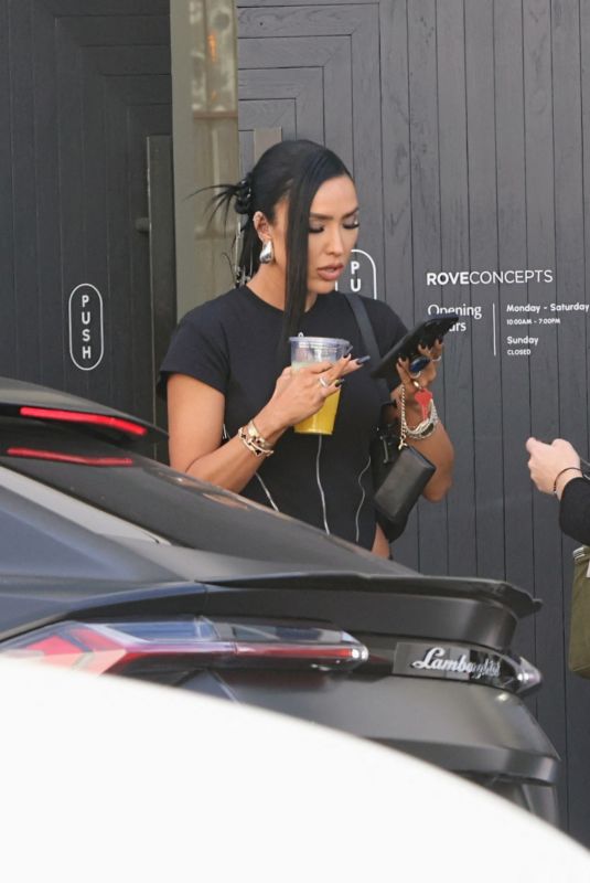 BRE TIESI Filming Scenes on Set for Selling Sunset 01/30/2024