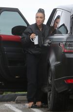 BREANA TIESI Arrives at Selling Sunset Set at Sunset Plaza 02/01/2024
