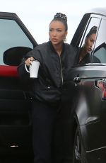 BREANA TIESI Arrives at Selling Sunset Set at Sunset Plaza 02/01/2024