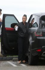 BREANA TIESI Arrives at Selling Sunset Set at Sunset Plaza 02/01/2024