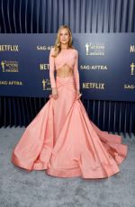 BRIE LARSON at 30th Annual Screen Actors Guild Awards in Los Angeles 02/24/2024