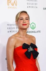 BRIE LARSON at 35th Annual Producers Guild Awards in Hollywood 02/25/2024