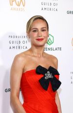 BRIE LARSON at 35th Annual Producers Guild Awards in Hollywood 02/25/2024