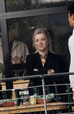 BRITTANY SNOW on the Set of Not Dead Yet in Los Angeles 02/26/2024
