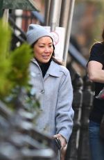 BROOKE SHIELDS and Sal Vulcano Filming at Carmine