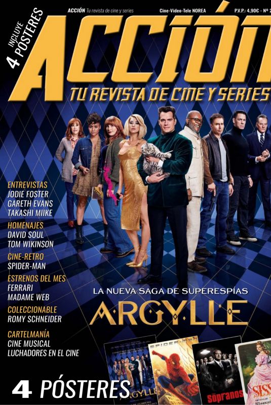 BRYCE DALLAS HOWARD and DUA LIPA in Accion Cine-Video, February 2024