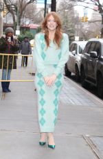 BRYCE DALLAS HOWARD Arrives at The View to Promote Argylle in New York 01/31/2024