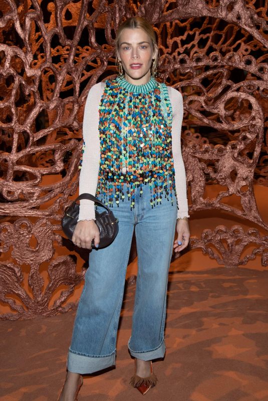 BUSY PHILIPPS at Ulla Johnson Fashion Show at New York Fashion Week 02/11/2024