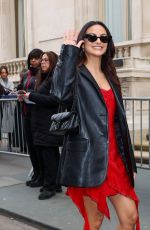 CAMILA MENDES Arrives at Coach Show at New York Fashon Week 02/12/2023