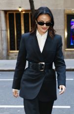 CAMILA MENDES Arrives at Kelly Clarkson Show at NBC Studios in New York City 02/06/2024