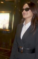 CAMILA MENDES Arrives at Kelly Clarkson Show at NBC Studios in New York City 02/06/2024