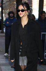 CAMILA MENDES Arrives at Live with Kelly and Mark in New York 02/06/2024