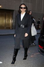 CAMILA MENDES Arrives at NBC Studios in New York 02/06/2024