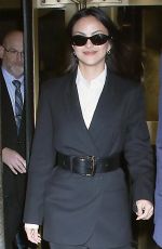 CAMILA MENDES Arrives at NBC Studios in New York 02/06/2024
