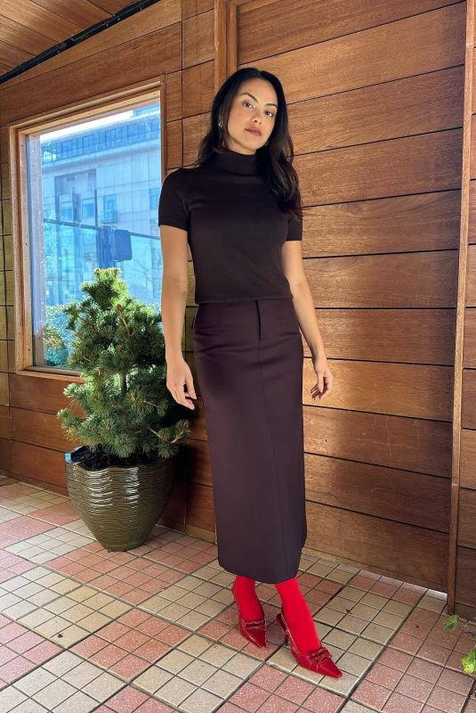 CAMILA MENDES at a Press Day Photoshoot, February 2024