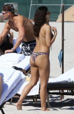 CAMILA MENDES in Bikini at a Beach in Miami 02/03/2024
