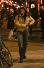 CAMILA MENDES Out for Dinner in New York 02/12/2024