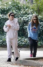 CARA DELEVINGNE and MINKE Out Hiking with Their Dog in Hollywood Hills 01/31/2024