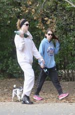 CARA DELEVINGNE and MINKE Out Hiking with Their Dog in Hollywood Hills 01/31/2024
