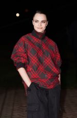 CARA DELEVINGNE at Burberry