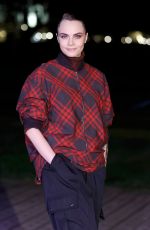 CARA DELEVINGNE at Burberry