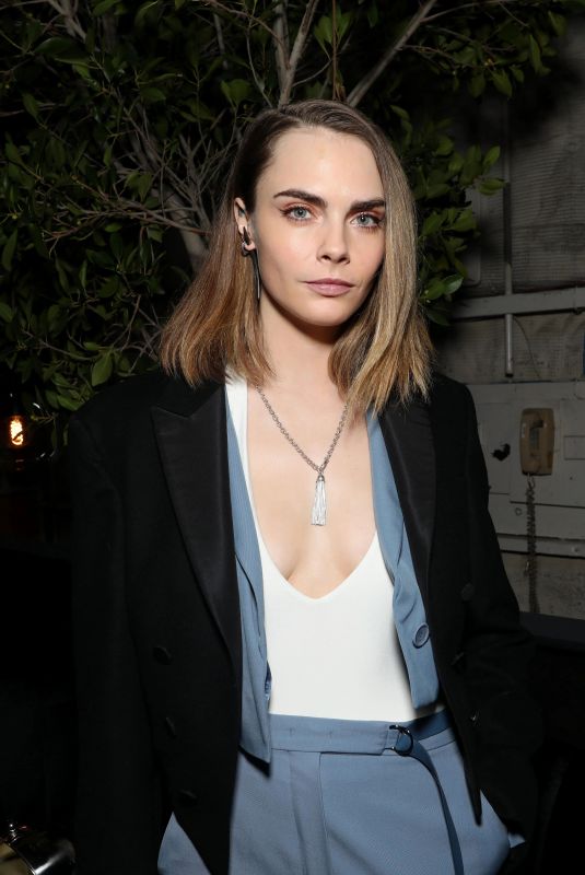 CARA DELEVINGNE at Spotify Best New Artist Party in Los Angeles 02/01/2024
