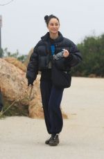 CARA SANTANA and Shannon Leto Out Hiking with Their Dogs in Los Angeles 02/18/2024